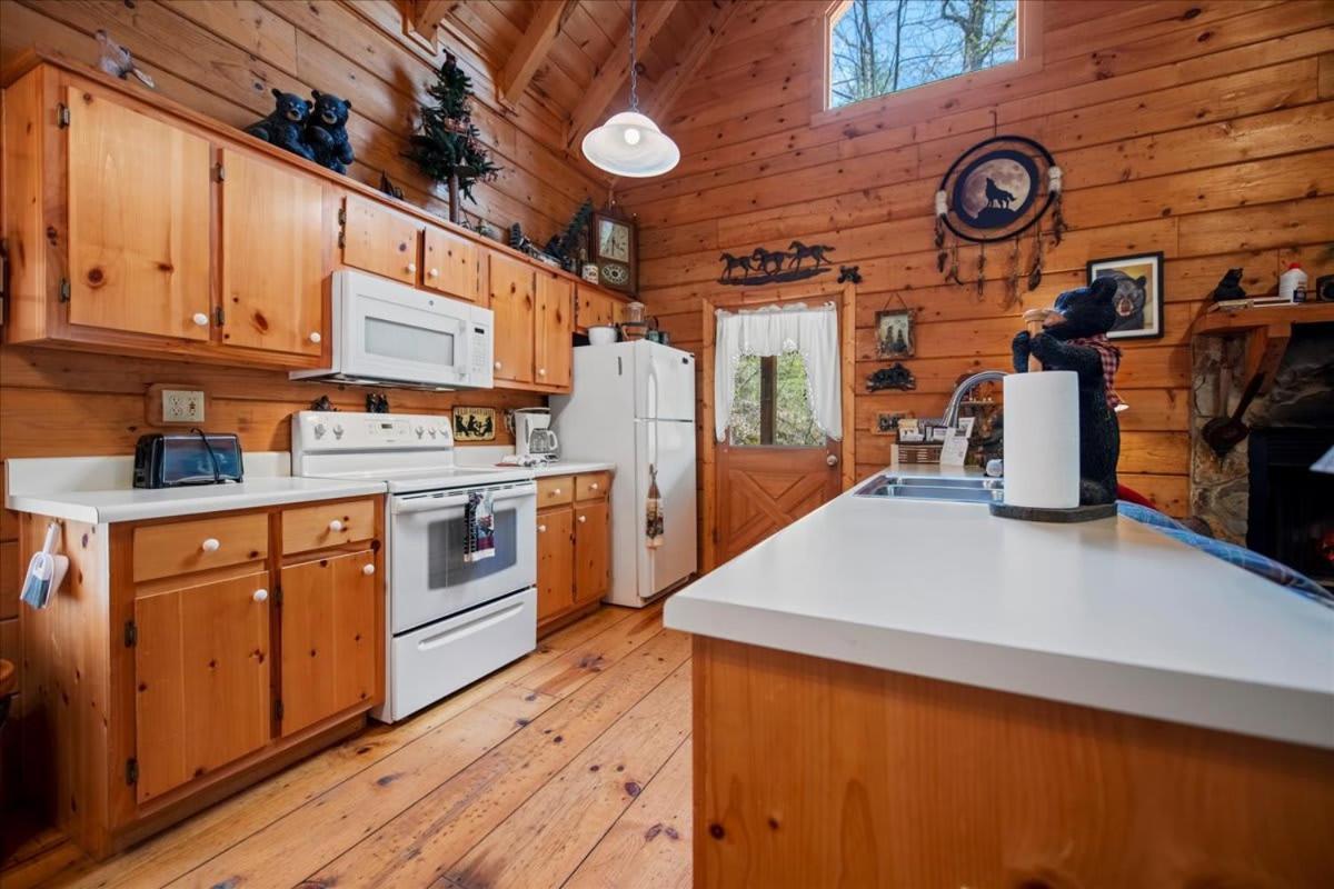 Cozy Cabin Beside Briar Creek, Fire Pit, Wifi Villa Ellijay Eksteriør billede